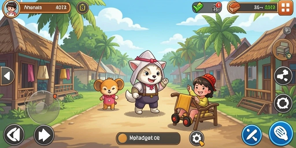 gim777 - Menu misi dengan level yang beragam dan menantang.
